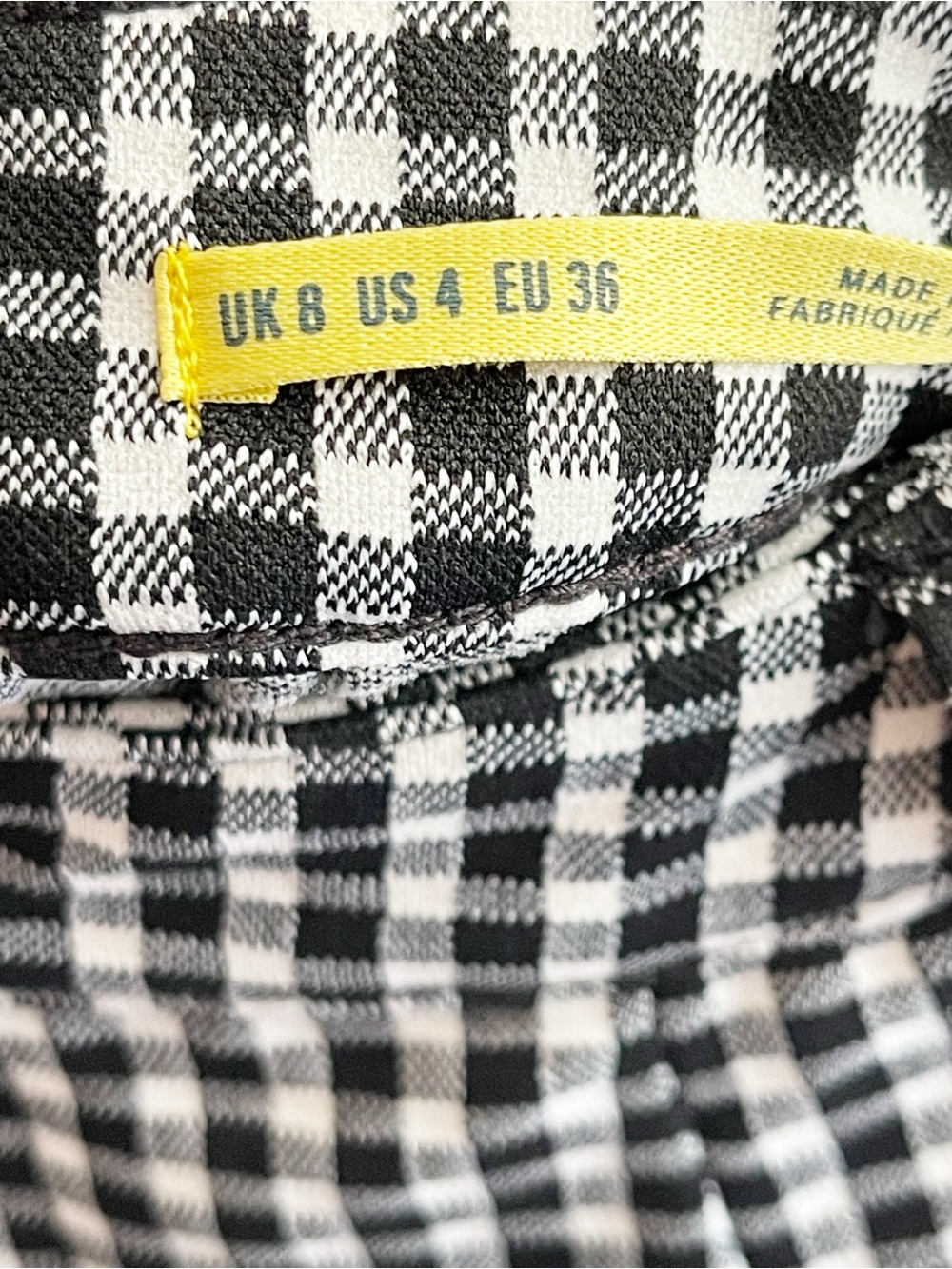 Anthropologie Maeve Houndstooth High-Waist Skinny Pants - Black & White - Picture 5 of 6